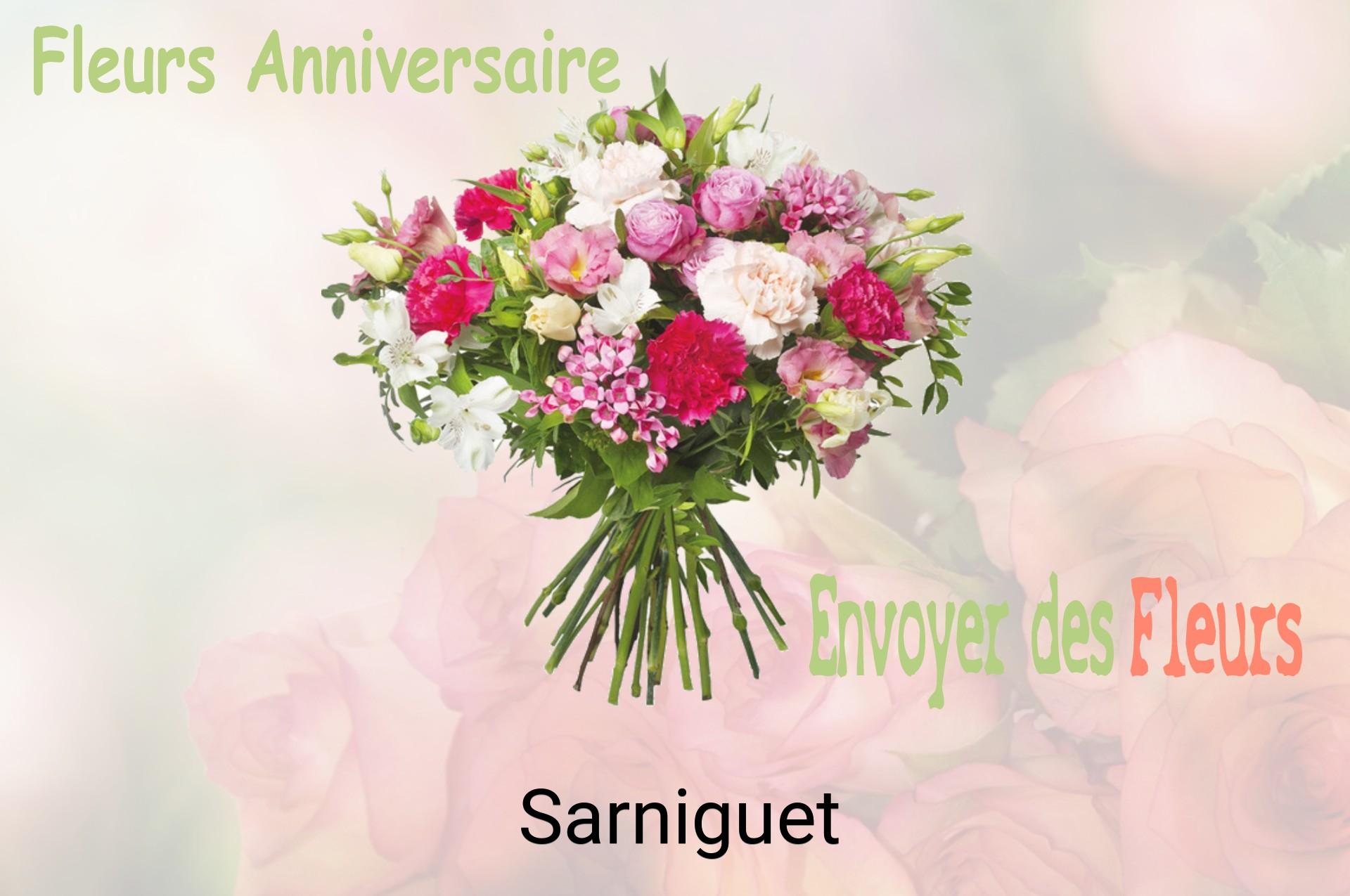 Bouquet de fleurs d’anniversaire livré à Sarniguet